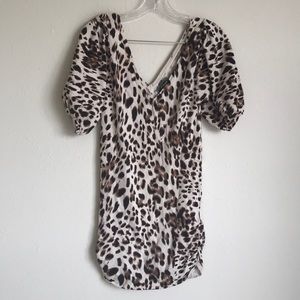 Guess Deep V-cut Stretch Knit Dress